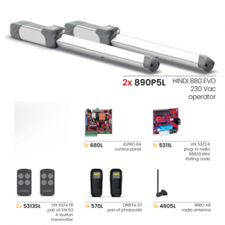 Fadini Hindi 880 Evo Kit for pair of swing gates