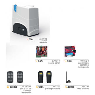 Fadini Junior 650 Kit for sliding gate