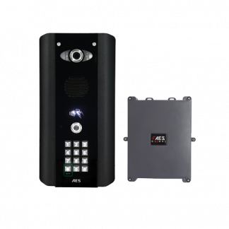 AES Global OPYN-PRO-4G-ABK | Opyn Pro Professional 4G Video Intercom with Keypad (Architectural Black)