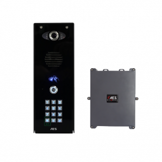 AES Global OPYN-PRO-4G-IBK | Opyn Pro Professional 4G Video Intercom with Keypad (Imperial Black)